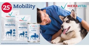 Mera: СКИДКА 25% на сухой и влажный корм для собак MeraVital Health Mobility