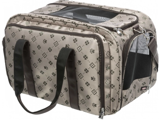 Фото - переноски, сумки, рюкзаки Trixie (Трикси) Maxima переноска для собак и кошек, бежевый/коричневый (28903)