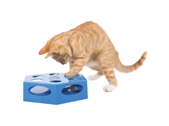 Фото - іграшки Trixie TURNING FEATHE розвиваюча іграшка-автомат для котів