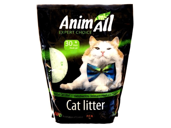 Фото - наполнители AnimAll - Силикагелевый наполнитель для кошачьего туалета, Зеленый холм