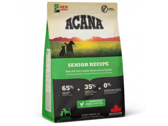 Фото - сухий корм Acana Senior Recipe корм для літніх собак від 7 років, КУРКА