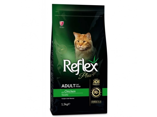 Фото - сухий корм Reflex Plus (Рефлекс Плюс) Adult Chicken корм для кішок, з куркою