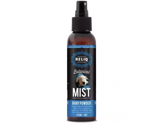 Фото - повседневная косметика Reliq (Релик) Botanical Mist-Baby Powder Спрей-лосьон для увлажнения шерсти с ароматом детской присыпки