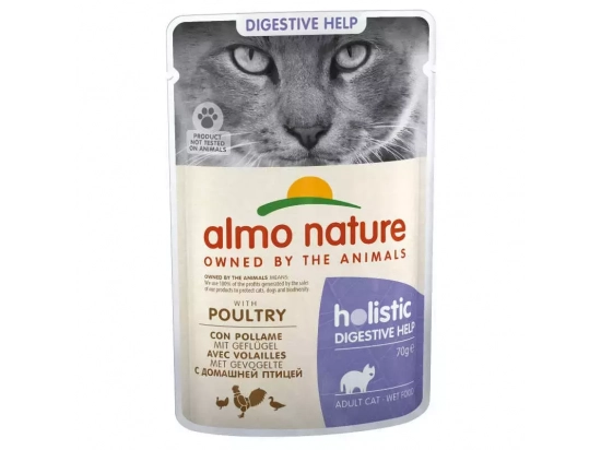 Фото - вологий корм (консерви) Almo Nature Holistic FUNCTIONAL DIGESTIVE HELP консерви для котів з чутливим травленням ПТИЦЯ
