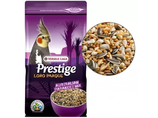 Фото - корм для птахів Versele-Laga (Верселе-Лага) Prestige LORO PARQUE AUSTRALIAN зернова суміш для австралійських папуг