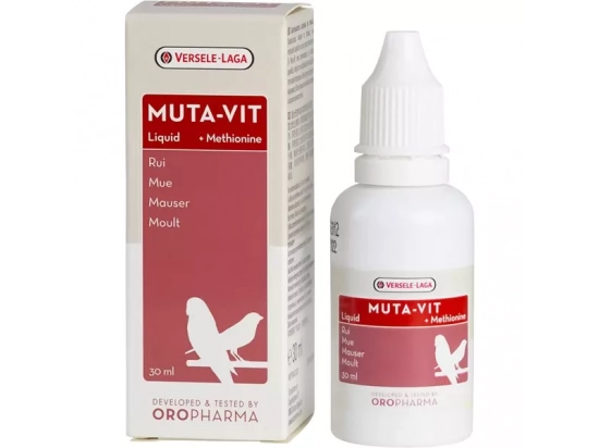 Фото - витамины и минералы Versele-Laga Oropharma (Орофарма) Muta-Vit Liquid МУТА-ВИТ жидкие витамины для оперения птиц