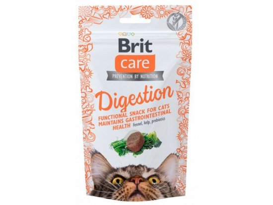Фото - лакомства Brit Care Cat Snack Digestion Tuna, Fennel, Kelp & Prebiotics лакомство для пищеварения кошек ТУНЕЦ, ФЕНХЕЛЬ и ПРЕБИОТИКИ
