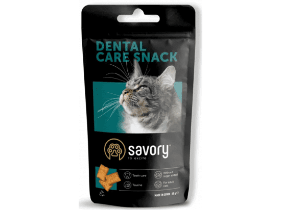 Фото - лакомства Savory (Сейвори) CATS SNACKS PILLOWS DENTAL CARE лакомство - подушечки для здоровья зубов кошек