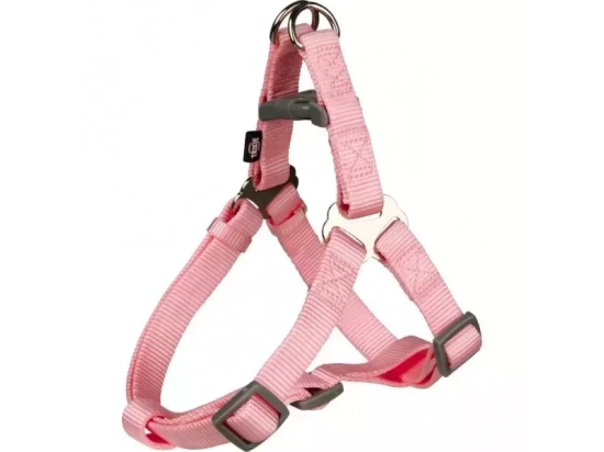 Фото - амуниция Trixie Premium One Touch нейлоновая шлея усиленная для собак, розовый