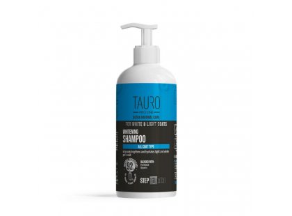 Фото - повсякденна косметика Tauro (Тауро) Pro Line Ultra Natural Care Whitening Shampoo відбілюючий шампунь для собак і кішок з білим і світлим забарвленням шерсті