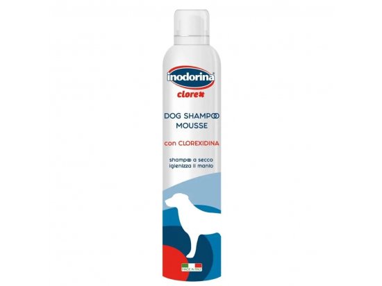Фото - повсякденна косметика Inodorina Dog Shampoo Mousse шампунь-мус з хлоргексидином для собак та цуценят