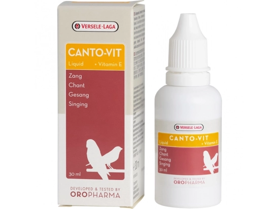 Фото - вітаміни та мінерали Versele-Laga Oropharma (Орофарма) Canto-Vit Liquid КАНТО-ВІТ рідкі вітаміни для співу і фертильності птахів