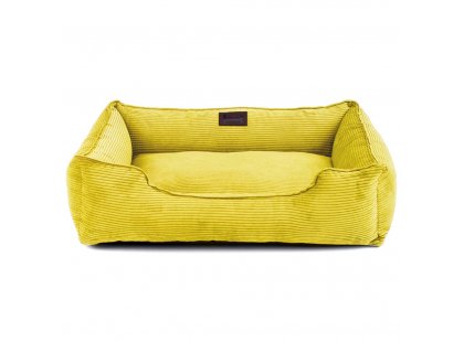 Фото - лежаки, матраси, килимки та будиночки Harley & Cho DREAMER VELVET YELLOW лежак для собак (вельвет), жовтий