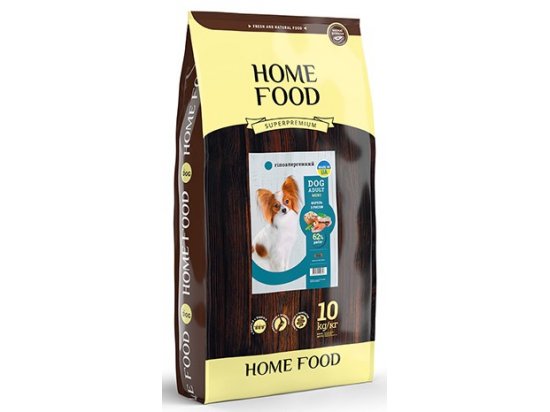Фото - сухий корм Home Food (Хоум Фуд) Dog Adult Mini Trout with Rice гіпоалергенний корм для собак дрібних порід ФОРЕЛЬ і РИС