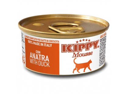 Фото - влажный корм (консервы) Kippy (Киппи) MOUSSE DUCK консервы для кошек УТКА, мусс