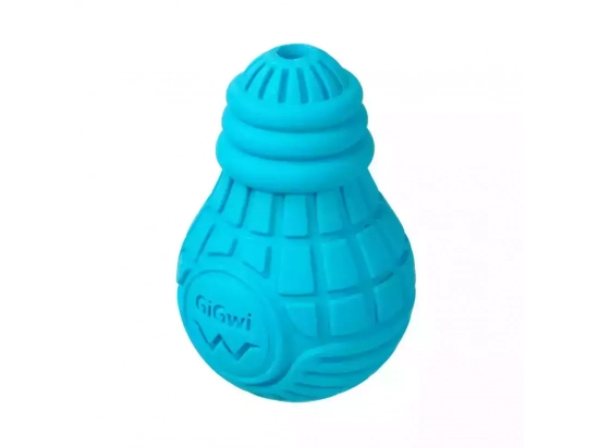 Фото - іграшки GiGwi (Гігві) Bulb Rubber Лампочка іграшка для собак, блакитний