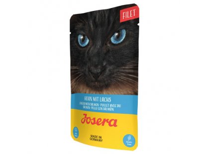 Фото - вологий корм (консерви) Josera Filet вологий корм для дорослих кішок КУРКА та ЛОСОСЬ, філе