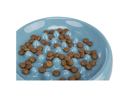 Фото - миски, поилки, фонтаны Trixie Slow Feeding Ceramic Bowl керамическая миска для медленного кормления кошек и собак (24800)
