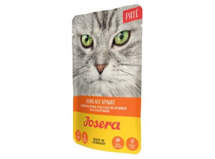 Фото - вологий корм (консерви) Josera Pate вологий корм для котів КУРКА і ШПИНАТ, паштет