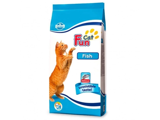 Фото - сухой корм Farmina (Фармина) Fun Cat Adult Fish сухой корм для взрослых кошек РЫБА