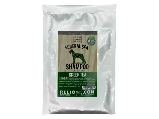 Фото - повсякденна косметика Reliq (релик) Mineral Spa Green Tea Shampoo Шампунь для собак з екстрактом зеленого чаю