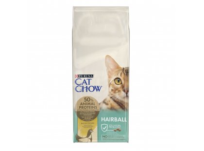 Фото - сухий корм Cat Chow (Кет Чау) Hairball Control (ХЕРБОЛ) Корм для кішок контроль утворення грудок шерсті в шлунку
