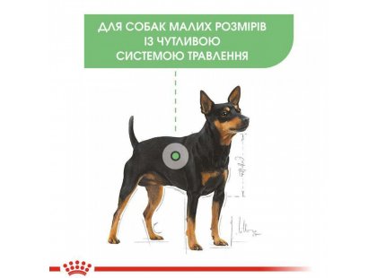 Фото - сухой корм Royal Canin MINI DIGESTIVE CARE корм для собак мелких пород с чувствительным пищеварением (до 10 кг)