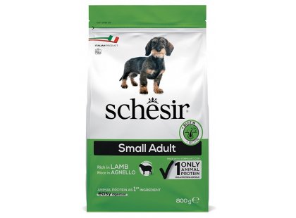 Фото - сухий корм Schesir SMALL ADULT LAMB сухий монопротеїновий корм для собак малих порід ЯГНЯ