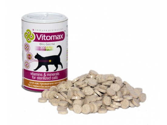 Фото - витамины и минералы Vitomax Витамины для стерилизованных котов и кошек