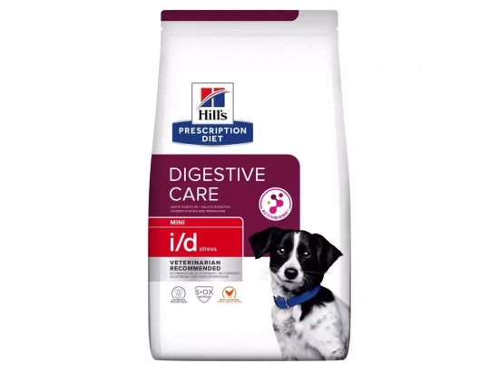 Фото - ветеринарные корма Hill's Prescription Diet i/d Stress Mini Digestive Care корм для собак малых пород при заболеваниях ЖКТ в стрессовых ситуациях