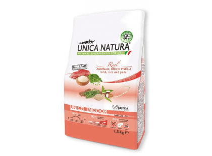 Фото - сухой корм Gheda Unica Natura Unico Indoor Lamb, Rice and Peas сухой корм для кошек живущих в помещении ЯГНЕНОК, РИС И ГОРОХ
