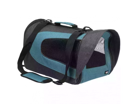 Фото - переноски, сумки, рюкзаки Trixie Alina Сумка-переноска для собак и кошек, синяя/серая (28965)