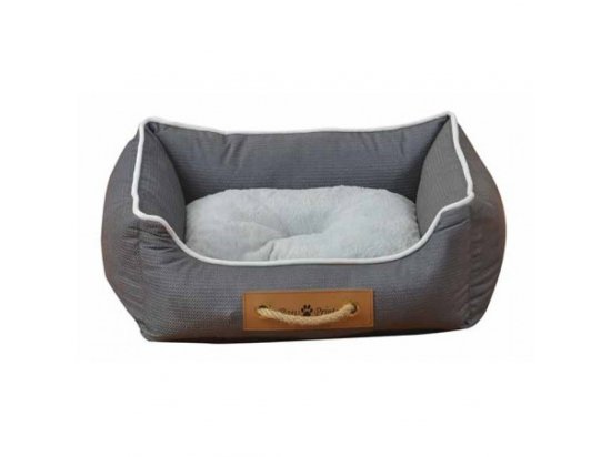 Фото - лежаки, матраси, килимки та будиночки AnimAll Nena лежак для собак з ручкою-мотузкою, сірий