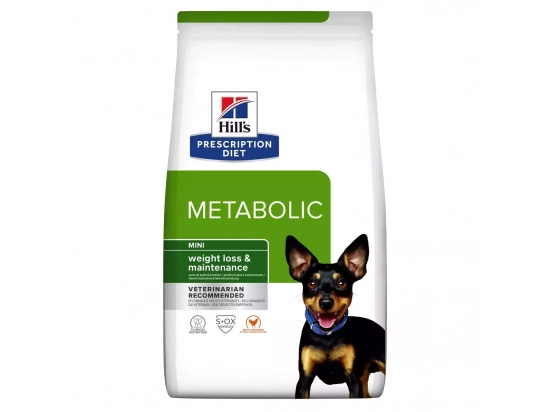 Фото - ветеринарные корма Hill's Prescription Diet Canine Metabolic Weight Management Mini корм для собак мини пород для контроля и снижения веса КУРИЦА