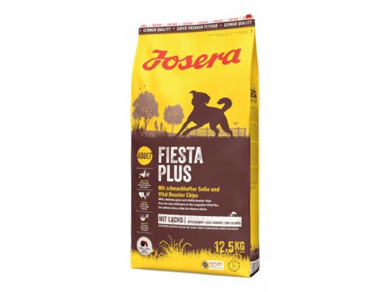 Фото - сухой корм Josera (Йозера) Fiesta Plus сухой корм для взрослых собак ЛОСОСЬ и ДОМАШНЯЯ ПТИЦА