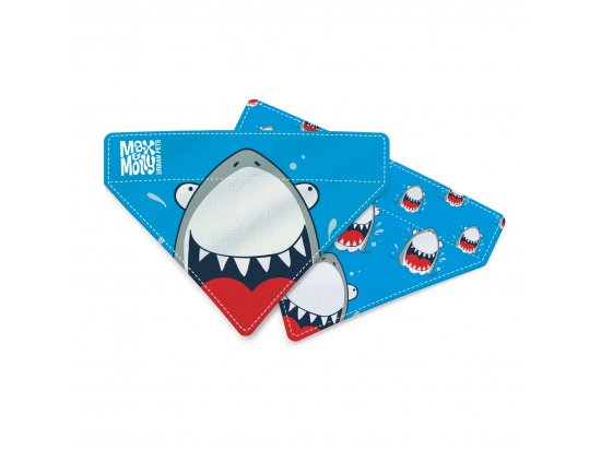 Фото - одежда Max & Molly Urban Pets Bandana бандана на ошейник для собак Frenzy the Shark