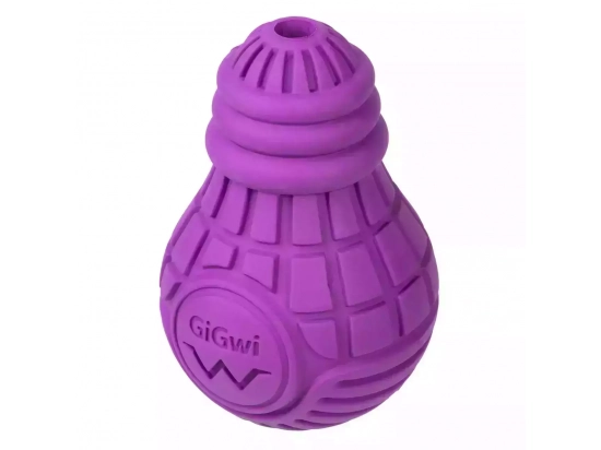 Фото - игрушки GiGwi (Гигви) Bulb Rubber ЛАМПОЧКА игрушка для собак, фиолетовый