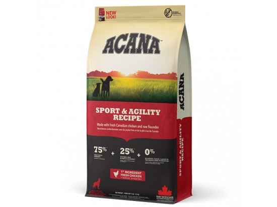 Фото - сухий корм Acana Sport & Agility Reсipe корм для активних собак усіх порід, КУРКА