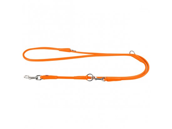 Фото - амуниция Collar WAUDOG Glamour Поводок-перестежка круглый, Оранжевый