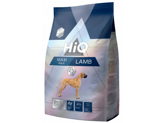Фото - сухий корм HiQ Maxi Adult Lamb корм для дорослих собак великих порід ЯГНЯ