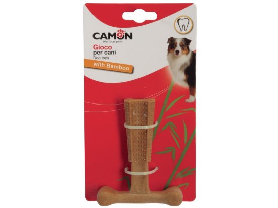 Фото - іграшки Camon (Камон) Іграшка з бамбука у вигляді Т-кістки для собак