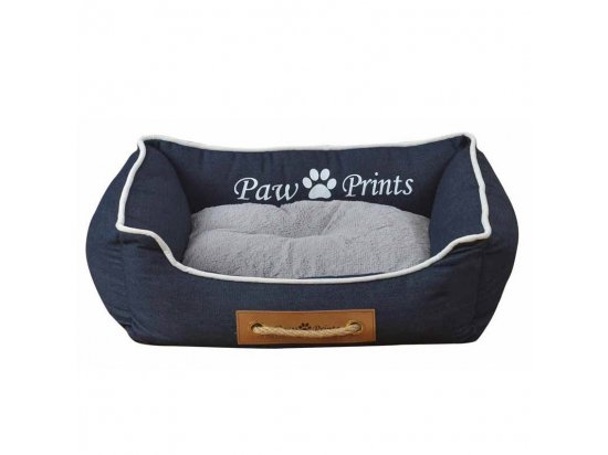 Фото - лежаки, матраси, килимки та будиночки AnimAll Nena лежак для собак з ручкою-мотузкою, синій