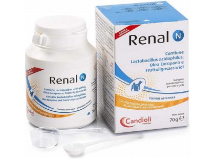 Фото - для нирок Candioli (Кандіолі) Renal N (Ренал Н) порошок для лікування дорослих собак та котів при нирковій недостатності