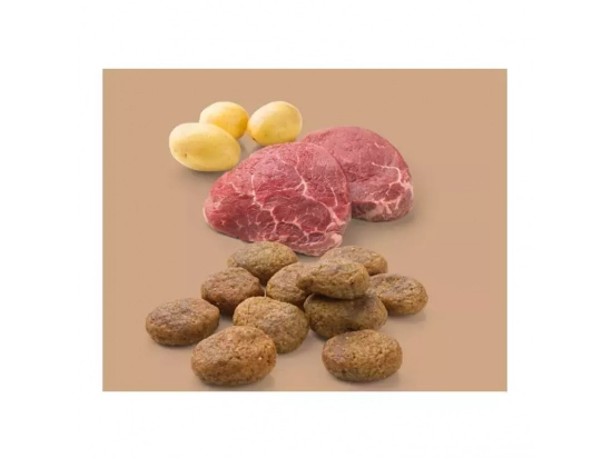 Фото - сухой корм Mera (Мера) Pure Sensitive Fresh Meat Adult Rind & Kartoffel сухой беззерновой корм для взрослых собак ГОВЯДИНА И КАРТОФЕЛЬ