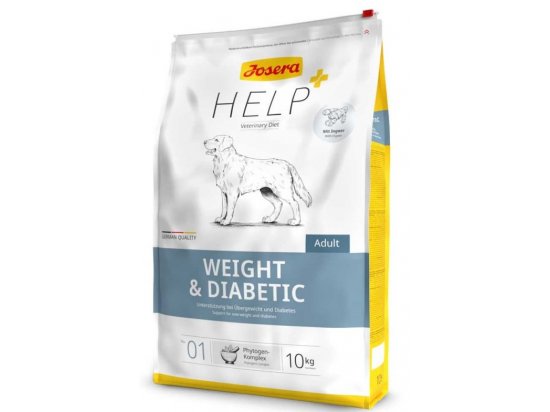 Фото - ветеринарні корми Josera (Йозера) Help Veterinary Diet Weight & Diabetic Dog сухий лікувальний корм для собак при надмірній вазі та діабеті