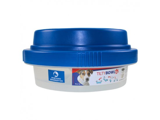 TILTY Bowl Миска нерозливайка для собак, blue - 4 фото