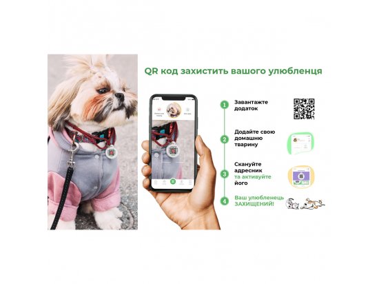 Фото - амуниция Collar WAUDOG Nylon Recycled градиент, ошейник нейлоновый для собак c QR паспортом, голубой