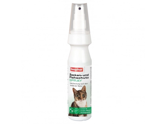Фото - від бліх та кліщів Beaphar Spot On Spray Cat біо-спрей від бліх, кліщів та комарів для котів та кошенят