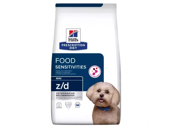Фото - ветеринарные корма Hill's Prescription Diet Canine z/d Mini Food Sensitivities корм для собак мини пород с чувствительным пищеварением