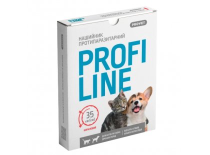 Фото - от блох и клещей ProVet Profiline (ПрофиЛайн) ошейник от блох и клещей для собак и кошек, коралловый